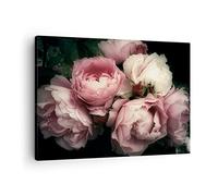 Quadro su Tela peonia fiore Stampe da Parete 70x50cm Quadri Moderni Soggiorno Camera da Letto Cucina 1 pezzo Piccoli Decorazione Murale Wall Art Canvas Grafica Immagini AA70x50-3930