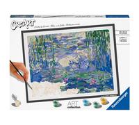 Quadro su tela Ravensburger CreArt Claude Monet, Le Ninfee (40x30 cm)