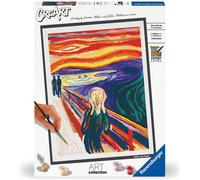 Quadro su tela Ravensburger CreArt Edvard Munch, L'urlo (30x40 cm)