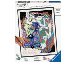 Quadro su tela Ravensburger CreArt Gustav Klimt, Le vergini (30x40 cm)
