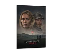 Quadro Su Tela UN POSTO TRANQUILLO 2 film su tela poster per camera estetica fresca decorazione murale arte alternativa pittura appesa 60 * 80cm Senza Cornice
