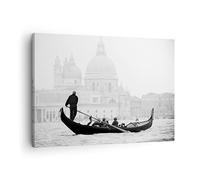 Quadro su Tela Venezia basilica Stampe da Parete 70x50cm Quadri Moderni Soggiorno Camera da Letto Cucina 1 pezzo Piccoli Decorazione Murale Wall Art Canvas Grafica Immagini AA70x50-3563
