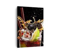 Quadro su Tela Verticale 50x70cm Stampe da Parete Bere succhi di frutta cocktail dessert Piccoli Decorazione Murale Camera da Letto 1 pezzo Quadri Moderni Soggiorno Immagini Wall Art PA50x70-2223