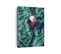 Quadro su Tela Verticale 50x70cm Stampe da Parete Rete Pescatore Vietnam Piccoli Decorazione Murale Camera da Letto Cucina 1 pezzo Quadri Moderni Soggiorno Immagini Wall Art Canvas PA50x70-4309