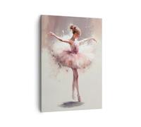 Quadro su Tela Verticale Ballerina Ragazza Pezzo Stampe da Parete 50x70cm Quadri Moderni Soggiorno Camera da Letto Cucina 1 pezzo Piccoli Decorazione Murale Wall Art Canvas Immagini PA50x70-6174