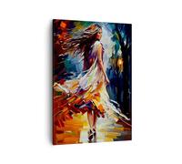 Quadro su Tela Verticale Donna Vestito Artistico Stampe da Parete 50x70cm Quadri Moderni Soggiorno Camera da Letto Cucina 1 pezzo Piccoli Decorazione Murale Wall Art Canvas Immagini PA50x70-6210