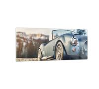 Quadro su Vetro 100x40cm Cobra Sport Auto Stampe Immagini Quadri Moderni Murale