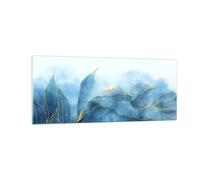 Quadro su Vetro 100x40cm Lusso Fascino Astrazione Stampe Immagini Moderni Murale