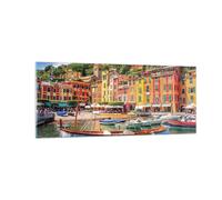 Quadro su Vetro 100x40cm Santa Margherita Ligure Stampe Immagini Moderni Murale