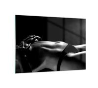 Quadro su Vetro 100x70cm Anatomia donna nudo Stampe Immagini Moderni Murale
