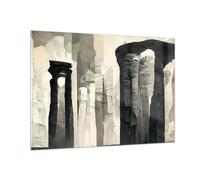 Quadro su Vetro 100x70cm Architettura Colonna Rocce Stampe Moderni Murale