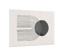 Quadro su Vetro 100x70cm Boho Astrazione Geometria Stampe Moderni Murale