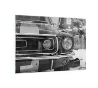Quadro su Vetro 100x70cm Ford Mustang Mach Stampe Immagini Quadri Moderni Murale