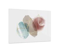 Quadro su Vetro 100x70cm Forma figura astrazione Stampe Immagini Moderni Murale