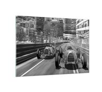Quadro su Vetro 100x70cm Formula 1 retrò Stampe Immagini Quadri Moderni Murale