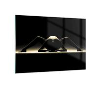 Quadro su Vetro 100x70cm Nudo corpo modello posa artistica Stampe Moderni Murale