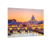 Quadro su Vetro 100x70cm Roma italia basilica storia Stampe Moderni Murale