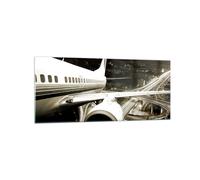 Quadro su Vetro 120x50cm Aereo Strade Città Stampe Immagini Moderni Murale