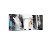Quadro su Vetro 120x50cm Architettura Paesaggio Strada Stampe Moderni Murale
