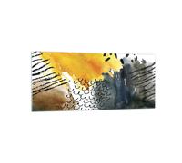 Quadro su Vetro 120x50cm Astrazione Motivi Macchie Stampe Moderni Murale