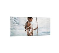 Quadro su Vetro 120x50cm Bruciore uomo donna Stampe Immagini Moderni Murale