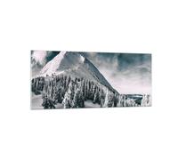 Quadro su Vetro 120x50cm Buio Cielo Montagna Stampe Immagini Moderni Murale