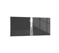 Quadro su Vetro 120x50cm Cancello Uomo Luce Stampe Immagini Moderni Murale