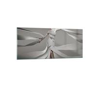 Quadro su Vetro 120x50cm Donna Modello Stripes emozioni Stampe Moderni Murale