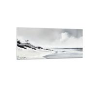 Quadro su Vetro 120x50cm Dune Spiaggia Oceano Stampe Immagini Moderni Murale