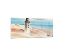 Quadro su Vetro 120x50cm Lanterna mare immagine Stampe Immagini Moderni Murale