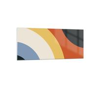 Quadro su Vetro 120x50cm L'astrazione i colori il raggio Stampe Moderni Murale