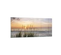 Quadro su Vetro 120x50cm Ovest il sole la spiaggia Stampe Moderni Murale