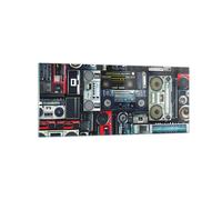 Quadro su Vetro 120x50cm ricevitore radio Stampe Immagini Quadri Moderni Murale