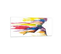 Quadro su Vetro 120x50cm Run Stripes gioco grafico Stampe Moderni Murale