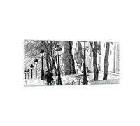 Quadro su Vetro 120x50cm strada grafica Stampe Immagini Quadri Moderni Murale