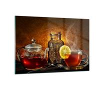 Quadro su Vetro 120x80cm Asia tè sapore salute Stampe Immagini Moderni Murale