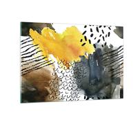 Quadro su Vetro 120x80cm Astrazione Motivi Macchie Stampe Moderni Murale
