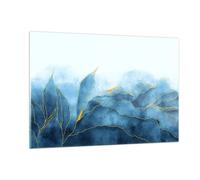 Quadro su Vetro 120x80cm Lusso Fascino Astrazione Stampe Immagini Moderni Murale