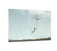 Quadro su Vetro 120x80cm Vintage irreale metafora Stampe Immagini Moderni Murale