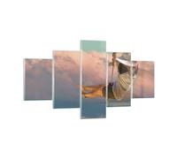 Quadro su Vetro 125x70cm Dondolo corda cielo Stampe Immagini Moderni Murale