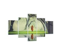 Quadro su Vetro 125x70cm Monaco foresta nebbia Stampe Immagini Moderni Murale