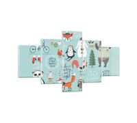 Quadro su Vetro 125x70cm Pasqua animali dolce desiderio Stampe Moderni Murale