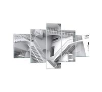 Quadro su Vetro 125x70cm Scienza illusione scale Stampe Immagini Moderni Murale