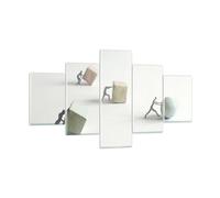 Quadro su Vetro 125x70cm Simbolo palla cubo Stampe Immagini Moderni Murale