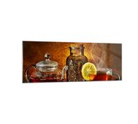 Quadro su Vetro 140x50cm Asia tè sapore salute Stampe Immagini Moderni Murale