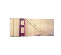 Quadro su Vetro 140x50cm Bridge autostrada infrastrutture Stampe Moderni Murale