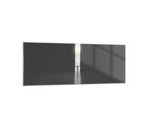 Quadro su Vetro 140x50cm Cancello Uomo Luce Stampe Immagini Moderni Murale