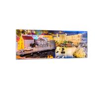 Quadro su Vetro 140x50cm Croazia Dubrovnik centro storico fortezza Stampe Murale