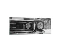 Quadro su Vetro 140x50cm Ford Mustang Mach Stampe Immagini Quadri Moderni Murale