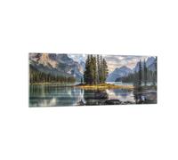 Quadro su Vetro 140x50cm Lago paesaggio natura Stampe Immagini Moderni Murale